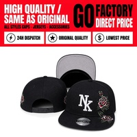 Gorras Originales al por Mayor de 6 Paneles, Gorra de Béisbol New Era de 5 Paneles, de Alta Calidad, Cerradas, Retro, Transpirables, con Cierre a Presión