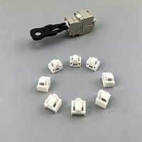 Verrou de port RJ45 en matériau PC, anti-vol, bouchon anti-poussière pour prise RJ45, empêche l'accès non autorisé au réseau, verrou de sécurité du port