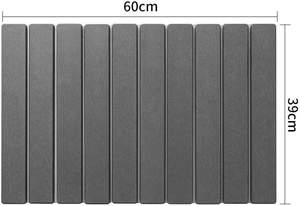 Alfombrilla de Baño Absorbente de Secado Rápido, Plegable, Antideslizante, Grande, de Piedra, para Baño, Cocina, y Secado de Platos - Product Image 2