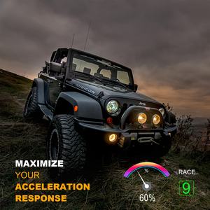 Contrôleur d'accélérateur numérique pour voiture F2 amélioré avec écran LCD, 9 niveaux de pédale, électronique automobile de pointe, modèle 2026 mis à jour - Product Image 2