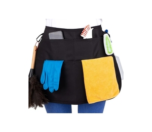 Đa túi tóc cắt eo Tạp dề làm sạch một nửa Tạp dề công cụ nửa tạp dề - Product Image 3