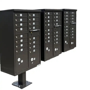 Boîtes de lettres postales extérieures en métal Bureau <span class=keywords><strong>postal</strong></span> américain gère les boîtes aux lettres USPS avec 16 portes - Product Image 3