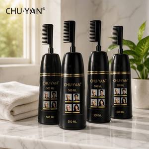 CHU·YAN ผลิตภัณฑ์ย้อมผมสีน้ำตาลกาแฟแบบถาวรพร้อมหวีในตัวสำหรับทุกสภาพเส้นผม - Product Image 6