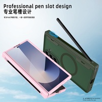 Coque de téléphone de haute qualité pour Samsung Galaxy Z Fold 7 coque de téléphone rigide transparente magnétique avec protecteur d'écran