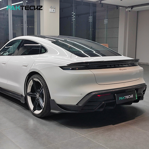 Paktechz Prepreg Kit de carrosserie en fibre de carbone lèvre de diffuseur de pare-chocs arrière pour Porsche <span class=keywords><strong>Taycan</strong></span> GTS <span class=keywords><strong>Cross</strong></span> Turismo <span class=keywords><strong>4</strong></span> portes Turbo S - Product Image 5
