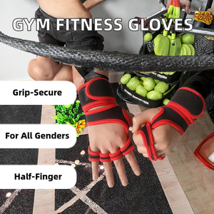 Guantes de Gimnasio de Nailon Personalizados al por Mayor, con Cierre de Tirón, Equipo Deportivo de Calidad para Hombres y Mujeres, Antideslizantes para Exteriores - Product Image 2