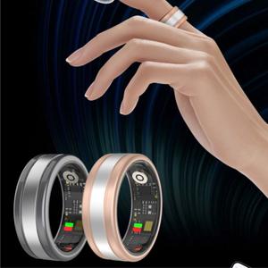 Anillo Inteligente R18 Compatible con Android, Monitor de Ritmo Cardíaco, Presión Arterial, Oxígeno en Sangre, Sueño, Podómetro, Más Funciones Deportivas, con Carga - Product Image 5