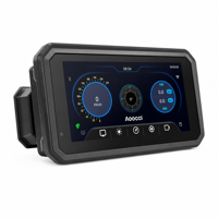 Navigateur GPS sans fil pour moto Aoocci BM6, écran intelligent de 6,0 pouces avec CarPlay, étanche IP67, écran tactile et écran partagé
