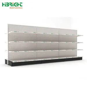 Highbright Supermarket Rack Grocery Store Shelf Convenience Store Shelves AmerIcan Style Gondola Shelving