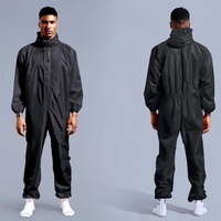 Combinaison de travail pour plombier, imperméable, haute visibilité, unisexe, avec chapeau et combinaison intégrale, antibactérienne, séchage rapide