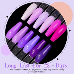 RISYAL ยาทาเล็บเจลสีพื้นแบบไม่ซ้ำกัน 15 มล. รุ่นใหม่สีม่วง รุ่น RL2316 ได้รับการรับรองจาก Zhejiang G Makeup - Product Image 3