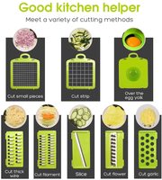 Ui Veggie Slicer Chopper Spiralizer Fruit Slicer Cutter Koken Gereedschap Groente Cutter Chopper
