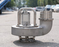 Pompe à boue hydraulique 300m³/h OEM, grand débit, portable, pour drainage d'urgence en cas d'inondation, travaux d'assainissement municipaux