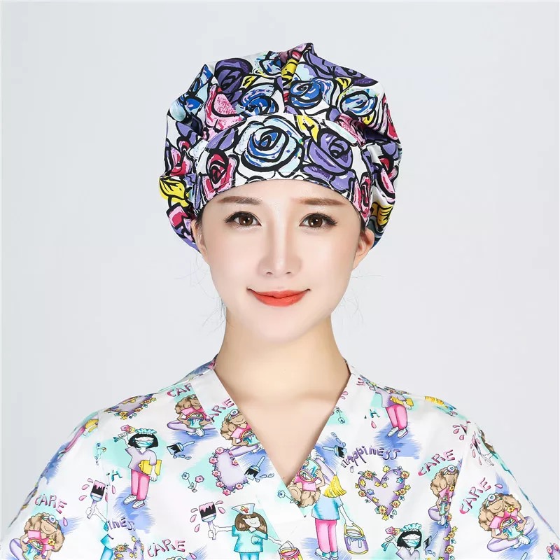 Регулируемые головные уборы, рабочая шапка с кнопкой и повязкой для женщин и мужчин