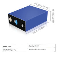 Аккумулятор EVA LiFePO4 3.2V 304Ач для систем накопления энергии - Новая литиевая батарея с высоким сроком службы от производителя сборочных линий