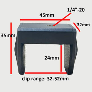 Poche simple tirant étroit épais petit appareil photo Machine support de clip de télé<span class=keywords><strong>phone</strong></span> portable support de trépied - Product Image 2