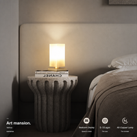 Lampe de table en cuivre Olid, lampe de chevet nordique de luxe, 3 couleurs, LED à intensité variable, abat-jour en verre givré pour chambre à coucher, salon
