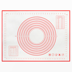 Wholesale Kitchen Non-slip <b>Silicone</b> Oven Liner Fondant Pie Crust Mat Dough Rolling Pastry with Measurements - Product Image 4