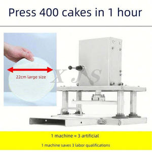 Presse à pâte commerciale pour pizza, tortilla, roti, crêpes, 22 pouces, 220V - Product Image 3