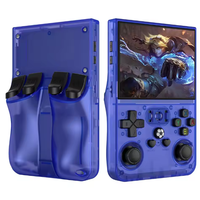 Console de jeu portable R36 Pro avec écran IPS de 3,5 pouces, 64 Go, plus de 18000 jeux vidéo, batterie de 4000 mAh, système d'exploitation Linux, console de jeu rétro R36 Pro