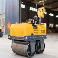 Mini-compacteur vibrant à double rouleau avec moteur Honda pour une construction routière haute performance |   Fabricant chinois certifié CE