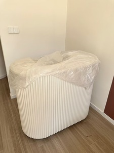 Comptoir de caisse pour salon de beauté, comptoir de bar pour magasin de vêtements, comptoir de réception pour salon de manucure, salon de coiffure, studio de yoga, comptoir incurvé - Product Image 6