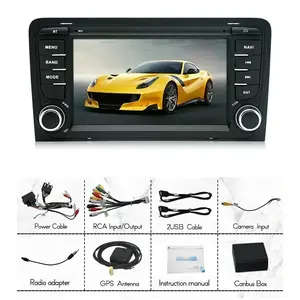Autoradio Android pour Audi A3 8P 2003-2012 7 pouces Carplay sans fil Multimédia Android Auto 2Din Stéréo Autoaudio Navigation GPS - Product Image 6