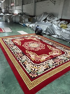 Tapis tissé artisanal écologique en mélange coton et laine pour salon et chambre à coucher – Décoration intérieure durable - Product Image 4