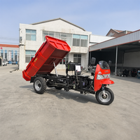 Tricycle minier diesel 35 CV, capacité de 3000 kg, tricycle benne robuste avec vérin hydraulique pour une manutention efficace des matériaux de construction