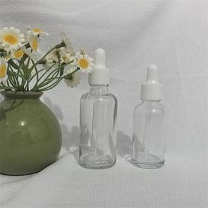 Botol tetes kosong Bening, tetes kaca, 5/10/15/20/30/50/100 ML untuk pipet pijat - Product Image 5