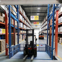 Günstiger Lastenaufzug Industriequalität Hochlast-Hydraulik-Güteraufzug Langlebige Konstruktion Führungsschienen-Hebebühne