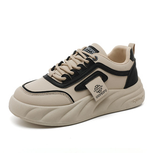 Nouvelles Chaussures Décontractées pour Femmes 2026 – Baskets Tendance à Semelle Épaisse Rehaussante, Style Étudiant, Bout Rond - Product Image 3