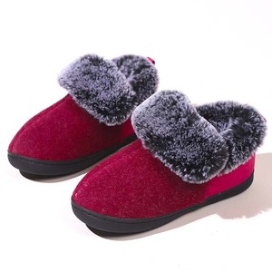 Wholesale Winter <strong>Felt</strong> Plush <strong>slippers</strong> Woolen Heeled Home Shoes Memory Cotton <strong>slippers</strong> - Product Image 1