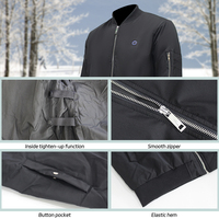 Veste chauffante d'hiver pour moto, bon marché, prix avantageux, 5 zones de chauffe, batterie électrique rechargeable