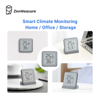 ZenMeasure OEM/ODM Sans fil pour capteur d'hygromètre ABS IP67 avec écran LCD pour la surveillance de l'air Certifié CE RoHS