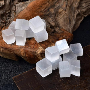 HZ Cristal, Adornos de Piedra Natural, Cubos de Minerales para Decoración del Hogar, Yeso Translúcido Natural de Marruecos - Product Image 4