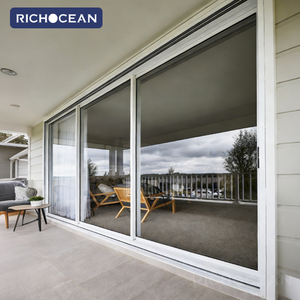 Portes coulissantes en aluminium durables RICHOCEAN Florida, double vitrage isolant, verre trempé, <span class=keywords><strong>porte</strong></span> <span class=keywords><strong>coulissante</strong></span> <span class=keywords><strong>de</strong></span> patio - Product Image 2