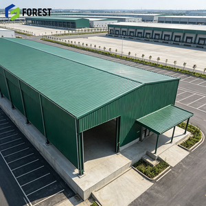 Almacén Logístico de Gran Espacio con Estructura de Acero Galvanizado Resistente a la Intemperie, Centro de Almacenamiento de Equipo Pesado - Product Image 1