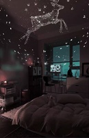 Mini projecteur de ciel étoilé USB, lampe de nuit en matériau PE, lampe d'ambiance moderne minimaliste pour la chambre à coucher, décoration de la maison