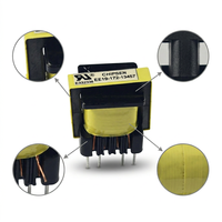 Transformateur de puissance à haute fréquence EE19 à broches verticales SMPS pour pilote LED et carte de circuit d'alimentation de petite puissance