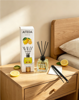 Diffuseur d'aromathérapie en verre de luxe 120 ml avec design écologique pour une fragrance longue durée