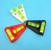 Niveau à bulle triangulaire REALMAX, niveau à bulle à double sens en forme de T, niveau à bulle de vérification croisée, caravane, camping-car, remorque, camping-car, machines, bateau