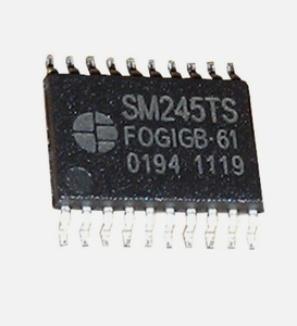 Transceiver de bus bidirectionnel à huit voies SM245TS, puce logique de tampon/pilote, comparé au 74HC245 - Product Image 4