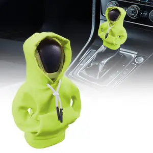 Sudadera con capucha Universal para cambio de marchas, cubierta de palanca de cambios para coche, Regalos divertidos para bonitos accesorios interiores de coche, perilla de cambio decorativa