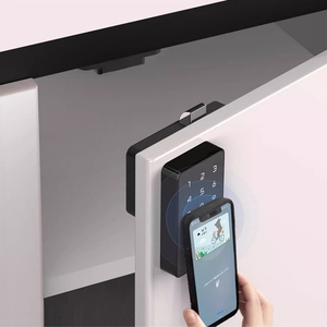 Verrou de sécurité électronique à empreinte digitale pour bureaux, tables de chevet, claviers intelligents, armoires dissimulées, cartes RFID, tiroirs et meubles - Product Image 1