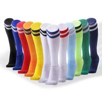 Chaussettes de sport à rayures professionnelles pour enfants et adultes, bas longs, respirantes, antidérapantes, pour cyclisme, collection