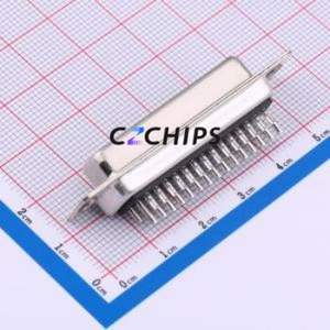 X0444FT7B1 D-Sub/VGA Connector Connector ( Connector Type: High Density D-Sub )( Gender: Female )( Total Number of PINs: 44P ) - Product Image 2