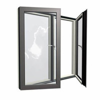 Ventana Acristalada Insonorizada CBMmart, Ventanas Abatibles de Aluminio y PVC con Rotura de Puente Térmico, Ventana Abatible con Manivela para Proyectos Comerciales