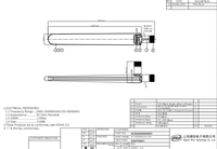 Antenne sans fil omnidirectionnelle personnalisée 2,4 GHz 5,8 GHz, antenne WIFI pliable pour routeur WIFI, appareil IoT, antenne WIFI externe en caoutchouc