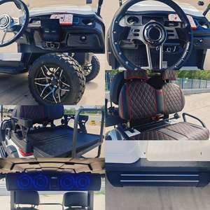 TONGCAI 2025 Nouveau design en fibre de carbone imprimée Voiturette de golf électrique 4 places Buggy utilitaire polyvalent durable pour la communauté - Product Image 6